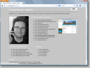 Christoph Meissen - Websites, Krefeld